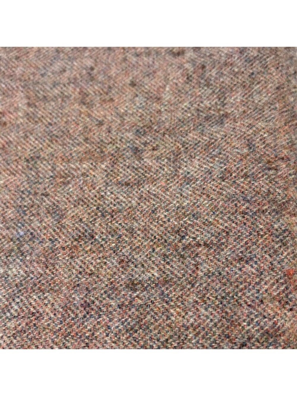 6 x 31" Wool Fabric Rug Hooking Appliqué Multicolor Tweed